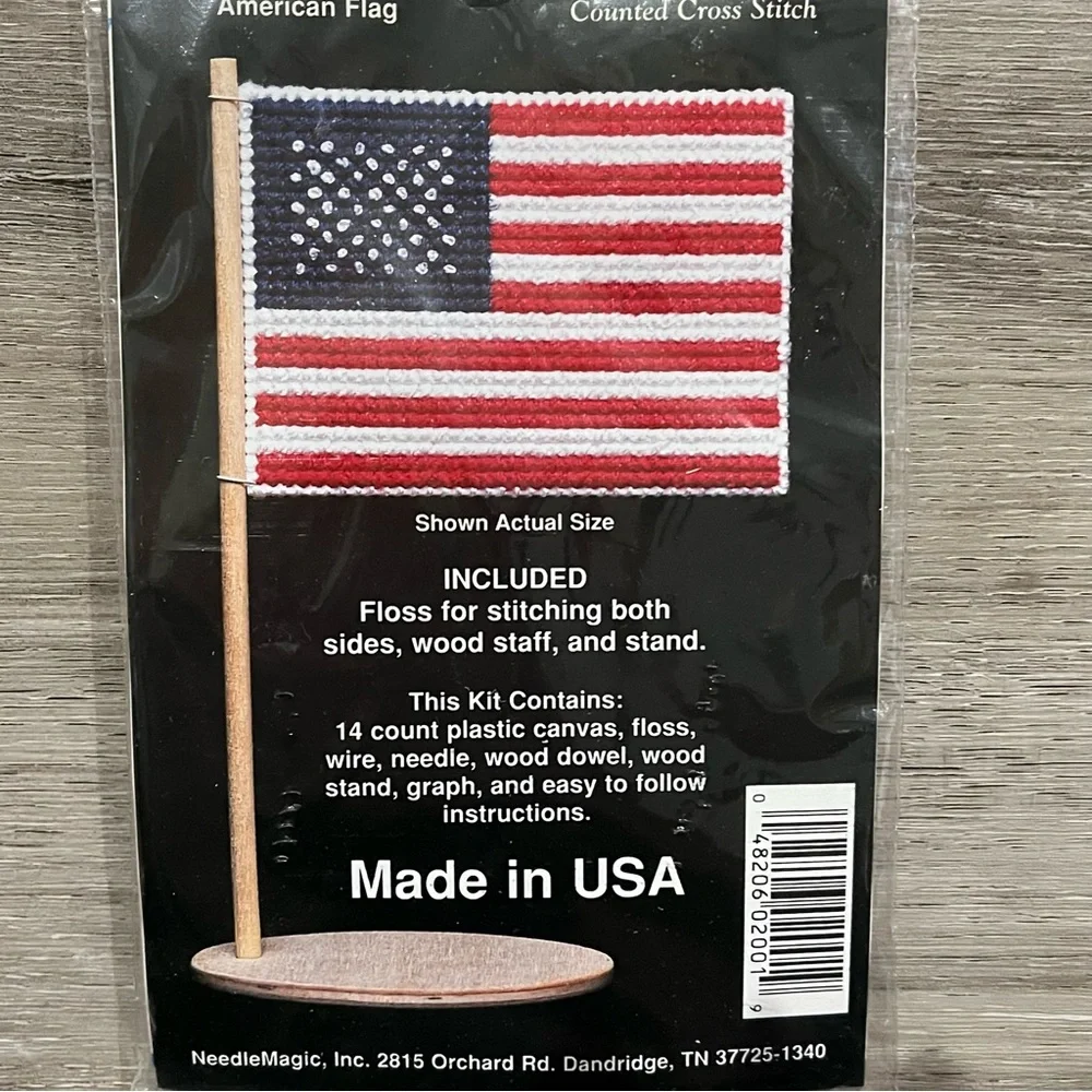 NWT Set of 2 American Patriotic Counted Cross Stitch Kits